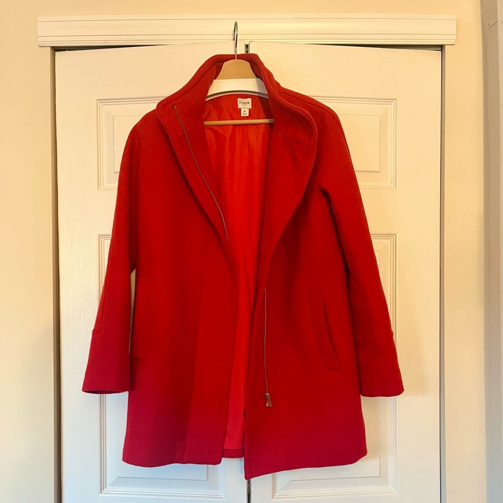 J Crew Wool Blend Coat